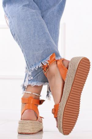 Oranžové platformové sandále Hedy #1 small