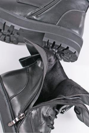 Čierne šnurovacie členkové topánky Marcy #2 small