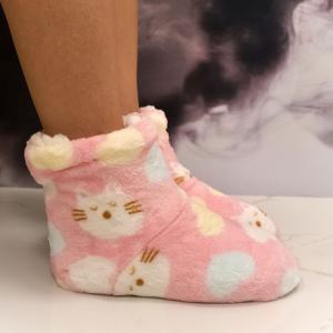 Detské ružové plyšové ponožky Teddy Dreams 28-35