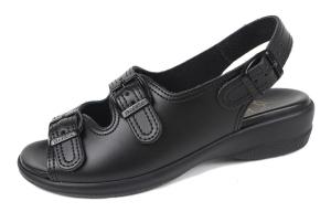 Barea 888047 Zdravotné sandále Čierna