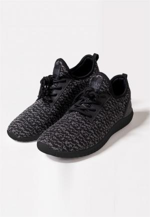 Urban Classics Knitted Light Runner Shoe black/grey/black 