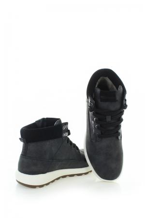 Dámske čierne členkové topánky R800 HGH Fur #2 small