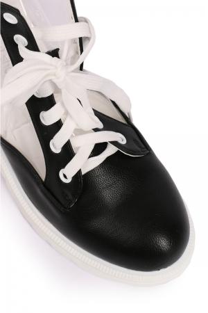Čierno-biele členkové topánky Venise #2 small