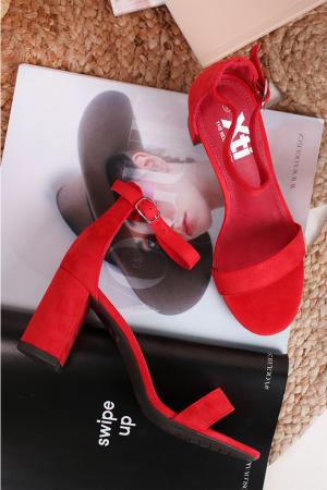 Červené sandále 35198
