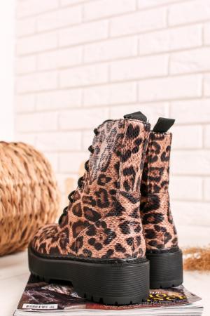 Leopardie členkové topánky Delora #1 small