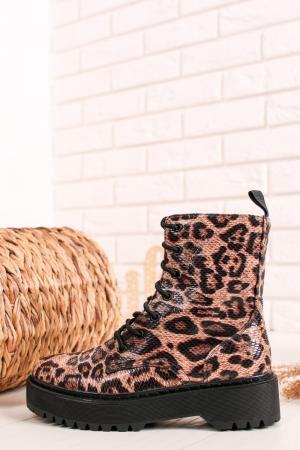 Leopardie členkové topánky Delora #3 small