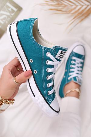 Tyrkysové nízke plátené tenisky Chuck Taylor All Star Seasonal Color #1 small