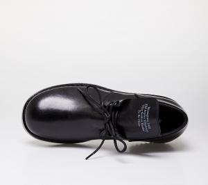 Raf Simons Laced Up Shoe Men Black Cow Leather #3 small