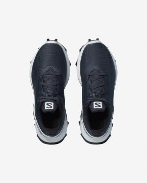 Salomon Alphacross Blast Tenisky detské Modrá #2 small