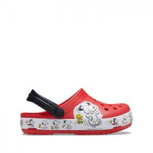 Crocs FL Snoopy Woodstock Clog Kids 206176 FLAME