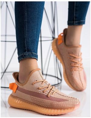 Oranžové textilné Sneakers na platforme #2 small