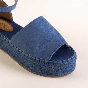 Modré dámske sandále na platforme Ponera - Obuv #3 small