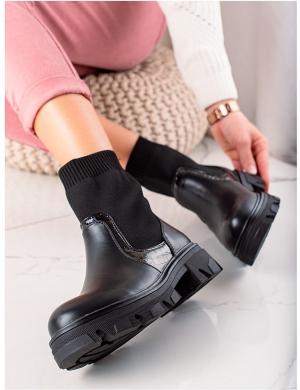čierne dámske topánky na platforme #2 small