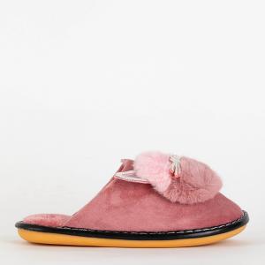 Ružové dámske papuče s mačiatkom Milonu - Topánky #3 small