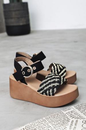 Čierne platformové sandále Gabrielle #1 small
