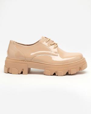Dámske béžové lakované topánky Binotsi - Obuv