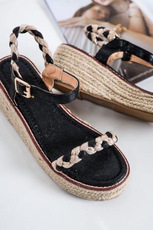 Zlato-čierne platformové sandále Summer #1 small
