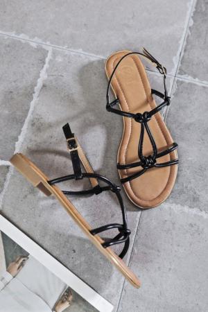 Čierne nízke sandále Valentina #1 small