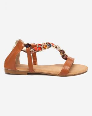 Camel dámske sandále s ozdobným opaskom Hasiro - Topánky #1 small