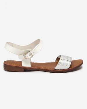 Dámske sandále s bielym prelisom Xetera - Obuv #1 small