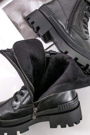 Čierne členkové topánky s kapsičkou 2-25220 #2 small