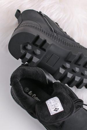 Čierne členkové topánky LCJ-22-44-1338LA #2 small