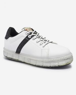Dámske športové tenisky v bielej farbe s čiernymi vložkami Asxa- Footwear #3 small
