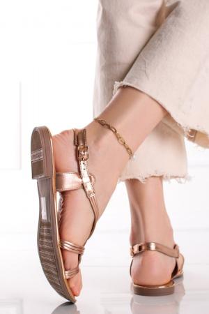 Ružovozlaté nízke sandále Effie #1 small