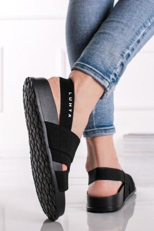 Čierne nízke sandále Hieno MS #1 small