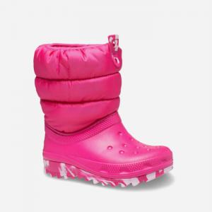 Crocs Classic Neo Puff Boot K 207684 CANDY PINK #2 small