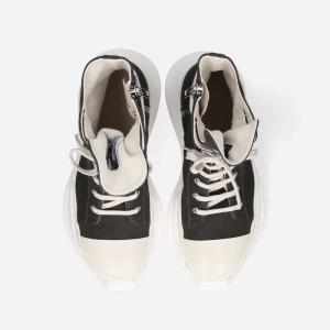 Pánska bežecká obuv Rick Owens Drkshdw Denim topánky abstraktné Sneak DU01C6840 DQ tmavý prach / mlieko / mlieko #3 small