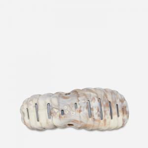 Žabky Crocs Echo mramorovaná šmykľavka 208467 kosť / MULTI #1 small