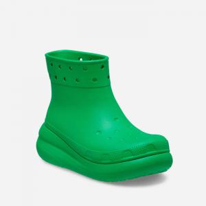 Dámske gumové čižmy Crocs Classic Crush Rain Boot 207946 tráva zelená #2 small
