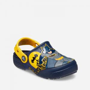 Detské papuče Crocs zábavné laboratórium Batman Patch Clog k 207470 NAVY #2 small