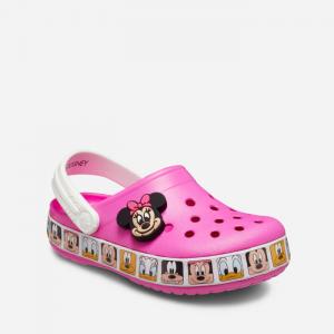 Detské papuče Crocs Fun Lab Minnie Mouse Band Kids Clog T 207720 elektrické ružové #2 small