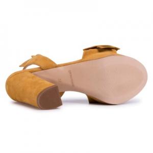 Sandále Gino Rossi A45185-01 Prírodná koža(useň) - Zamš #3 small