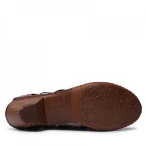 Sandále Rieker 46778-62 Prírodná koža(useň) - Lícova #3 small