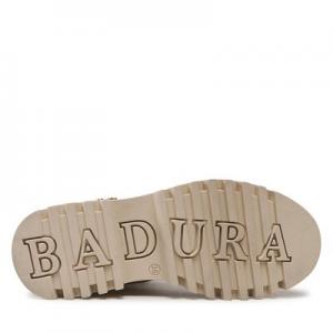 Členkové čižmy Badura 3040-1 Prírodná koža(useň) - Lícova #3 small