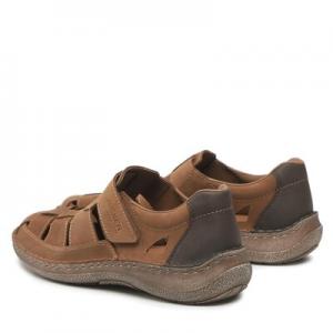 Sandále Rieker 03078-25 Prírodná koža(useň) - Nubuk #2 small