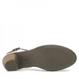 Sandále Rieker 40973-60 Prírodná koža(useň) - Lícova,Imitácia kože/-Imitácia kože #3 small