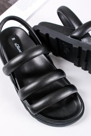 Čierne nízke sandále 5-28600 #2 small