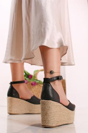 Čierne platformové sandále Sylvie #1 small